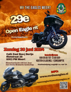 29e Open Eagle rit @ Café Zaal Bee-j Bertje | Weert | Limburg | Nederland